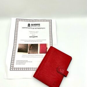 Louis Vuitton Epi Leather Small Ring Agenda #931